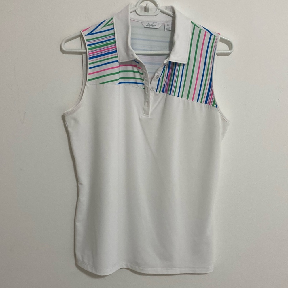 Lady Hagen Sleeveless Golf Shirt Size Small